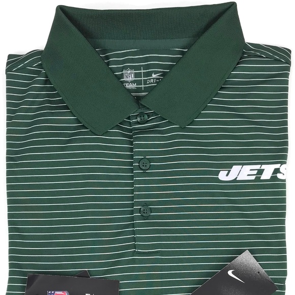 Nike NFL New York Jets Dri Fit Polo Shirt Size XXL - Picture 1 of 8
